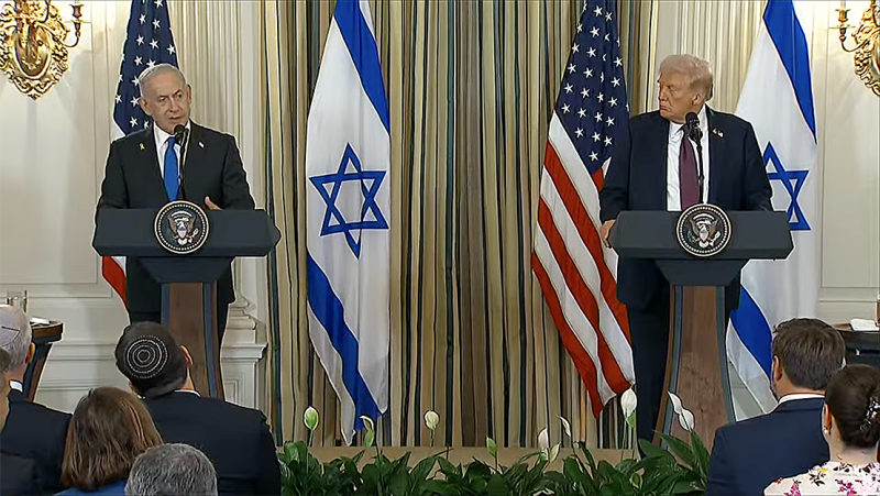 Trump en Netanyahu eens over Gaza-plan, Hamas houdt de boot af