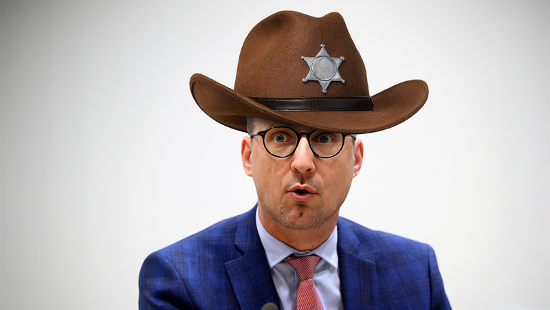 Van Peteghem ziet België als een land van cowboys en indianen