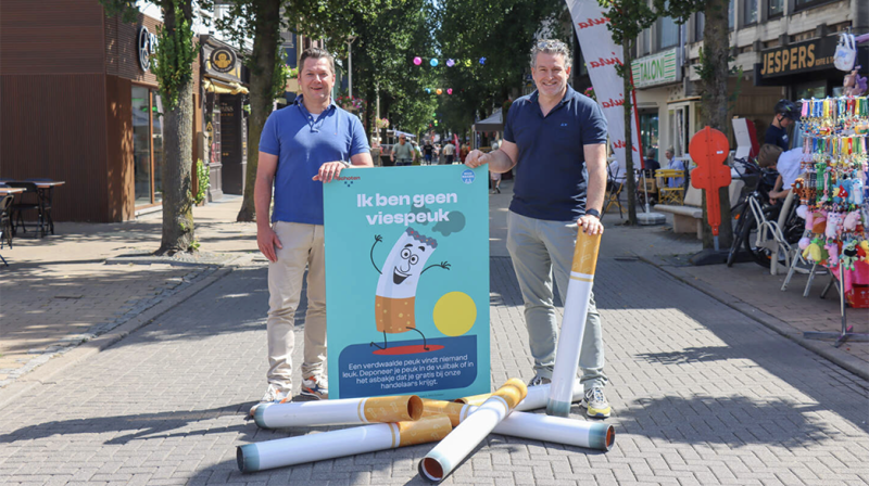 Schoten strijdt tegen zwerfvuil: 70 euro boete voor weggooien sigarettenpeuk