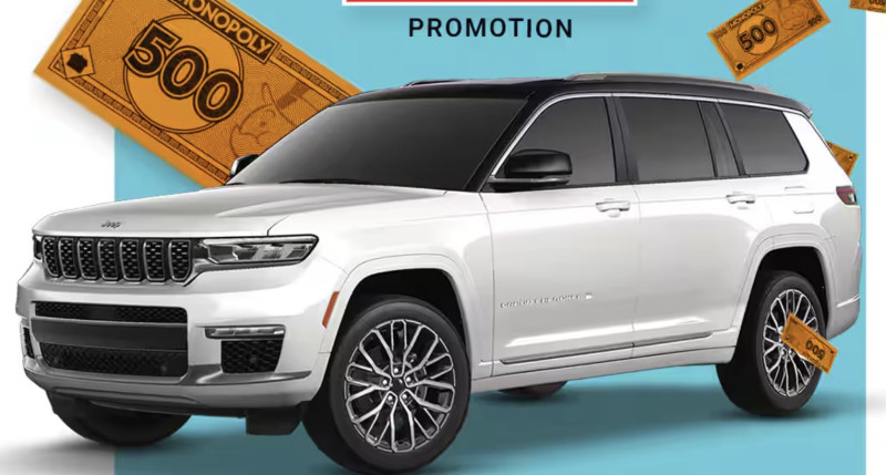 Jeep accepteert nu ook Monopoly-geld (nee, we zuigen dit niet uit onze duim)