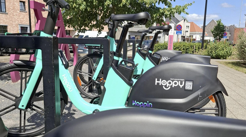 Hoppy deelfietsen winnen terrein in Ravels