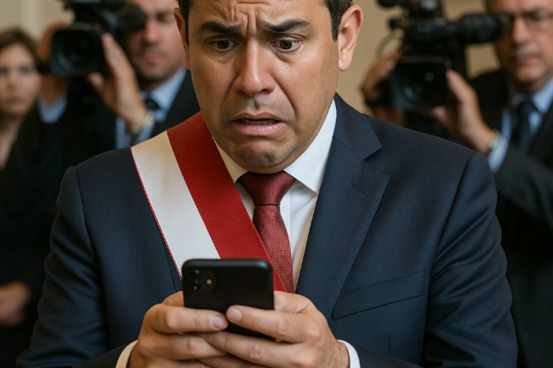 📸 Peruaanse president viert eedaflegging door zijn pikante browsergeschiedenis op te kuisen
