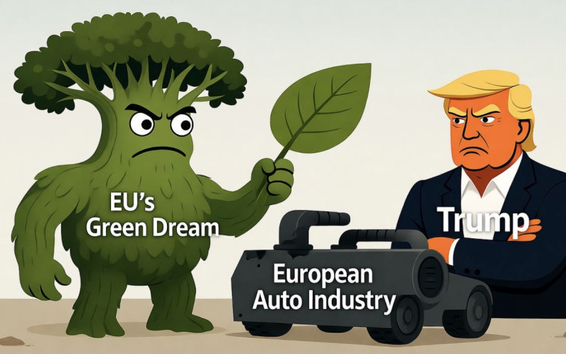 EU vermoordt Europese auto-industrie met groene droom, Trump krijgt de schuld