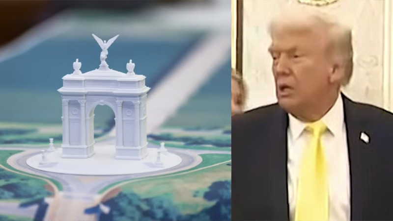 🎥 Keizer Trump wil eigen triomfboog in Washington: Arc de Trump