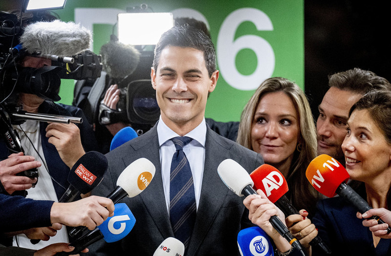 D66 van Rob Jetten wint verkiezingen in Nederland na nek-aan-nek-race met PVV van Geert Wilders