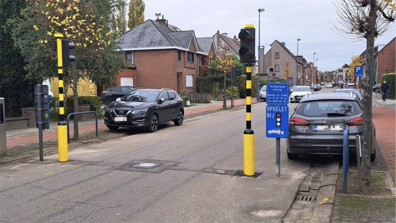 Verdwijnpaal in Kontich weer actief na werkzaamheden