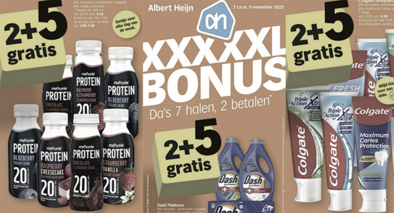 Lege rekken na stormloop Albert Heijn