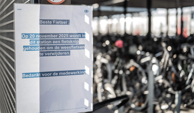 Herentals ruimt weesfietsen aan station op voor meer ruimte