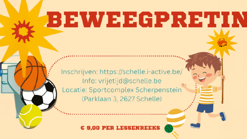 Schelle lanceert Beweegpret: sportplezier voor kleuters en ouders