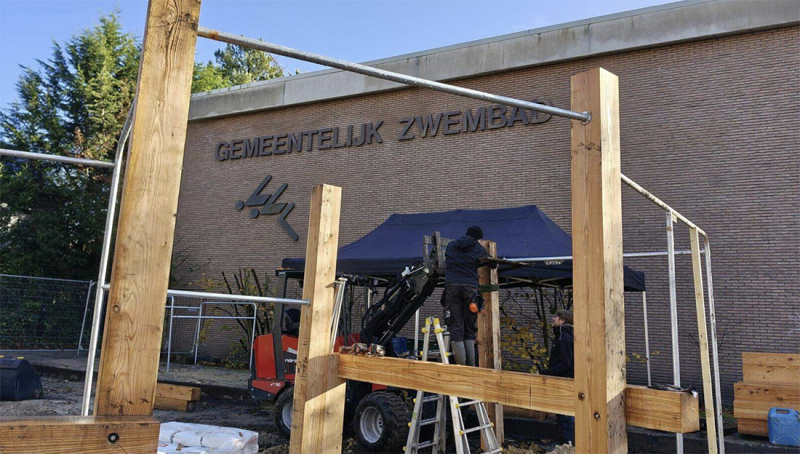 Kapellen verwelkomt nieuw freerunningpark naast gemeentelijk zwembad