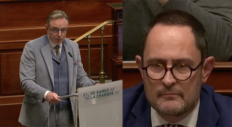 De Wever en Van Quickenborne maken ruzie in de speeltuin van de Wetstraat