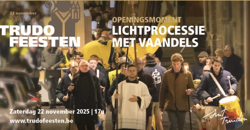 Lichtprocessie verlicht Sint-Truiden bij de opening van de zevenjaarlijkse Trudofeesten