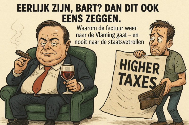 Nieuwe begroting: iedereen moet inleveren… behalve de staatsvetrollen