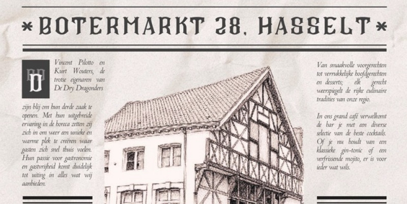 Nieuwe brasserie in historisch pand in Hasselt opent deuren