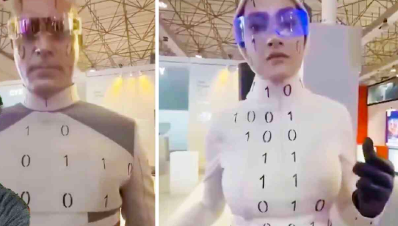 🎥 Iraanse techbeurs toont robots die… mensen in kostuum blijken te zijn