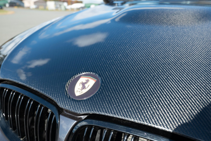 BMW 3 Touring met Ferrari-logo: gênante tuning of geniale Frankenbimmer?