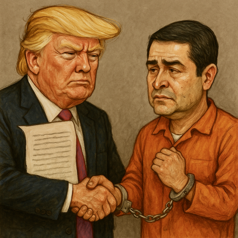 De gratie van een drugspresident en de hypocriete war on drugs van Trump