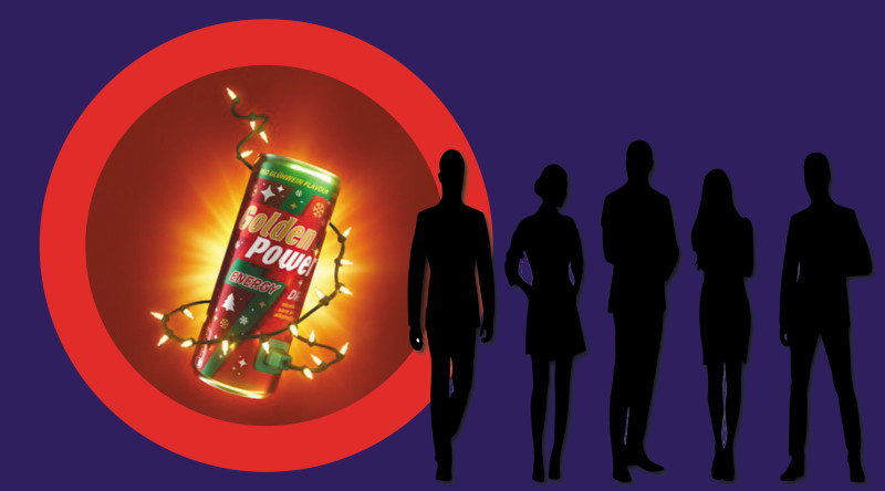 ALDI steunt studenten tijdens de blok met kerstthema-energy drink: “Zo vier je toch terwijl je studeert”