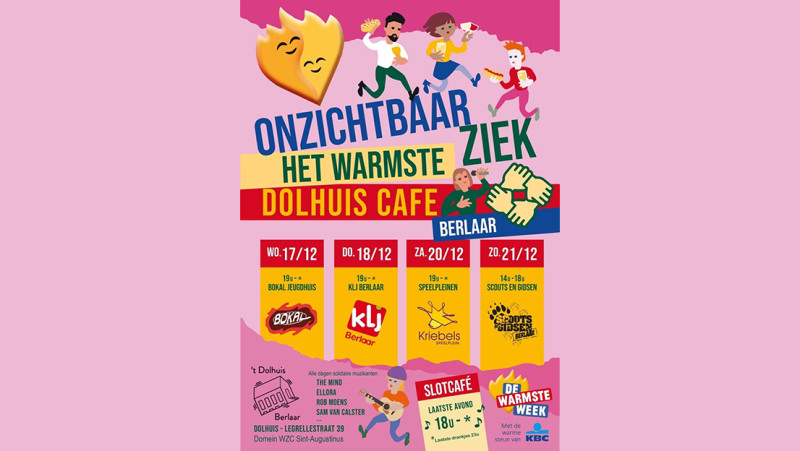 Berlaar verwarmt harten met Het Warmste Dolhuis Café voor De Warmste Week