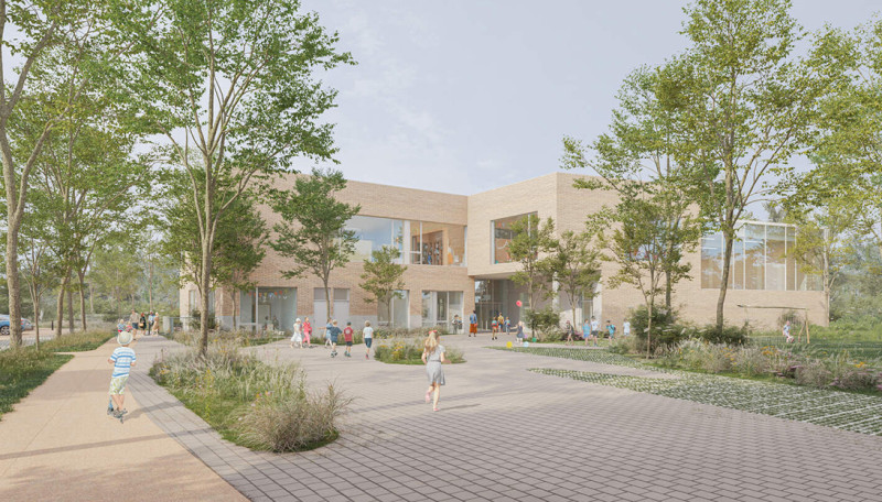 Bouw nieuwe Reynaertschool in Kruibeke gestart: eerbetoon aan juf Martine