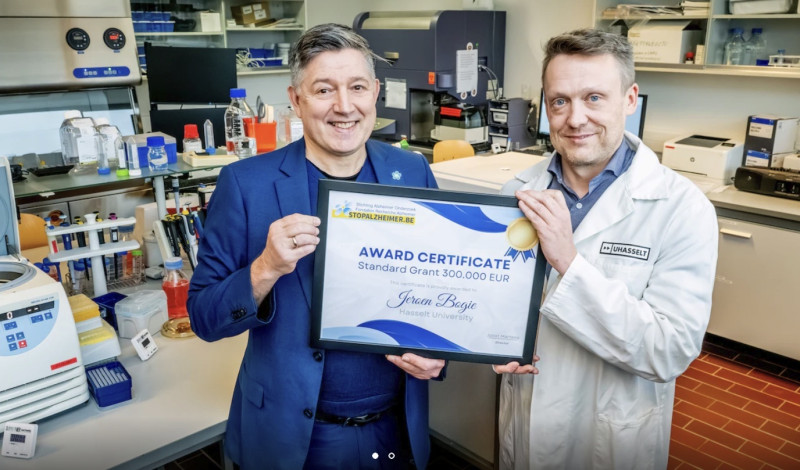 300.000 euro voor baanbrekend alzheimeronderzoek aan UHasselt