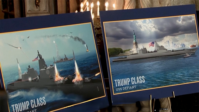 “Ik wil de grootste hebben”: Trump kondigt bouw van de grootse oorlogsschepen ooit
