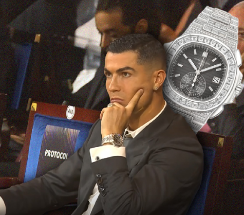 📸 Cristiano Ronaldo schittert op Globe Soccer Awards met zeldzaam horloge