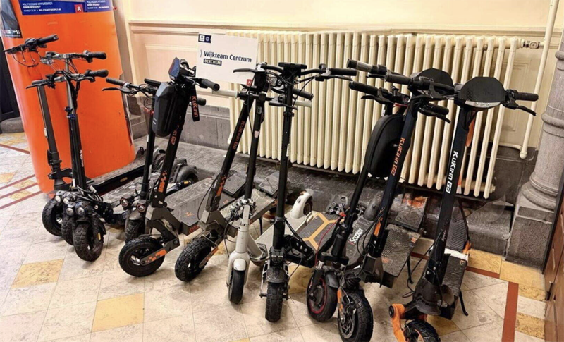 E-steps in Berchem in beslag genomen en vernietigd