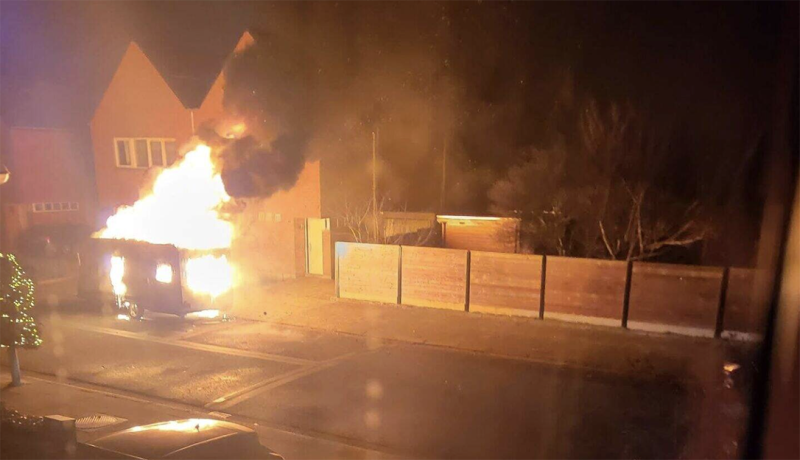 Vandalisme tijdens oud en nieuw in Berendrecht-Zandvliet-Lillo