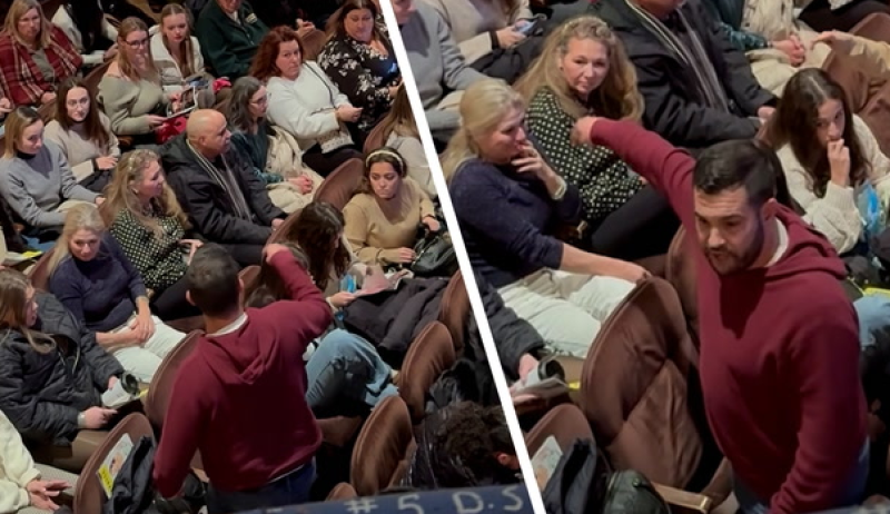 🎥 Musicalbezoeker ontploft tegen luidruchtige dames achter hem