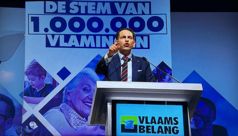 Tom Van Grieken verklaart de politieke oorlog aan N-VA