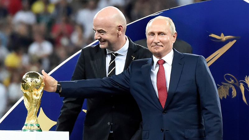 Infantino wil Rusland opnieuw toelaten tot internationale competities