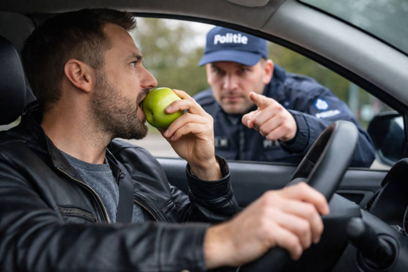 Zelfs aan het rood licht ben je niet veilig: dit mag je zeker niet doen in je auto