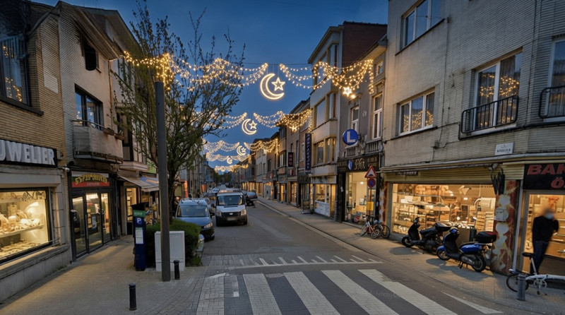 Gent introduceert ramadanverlichting in twee winkelstraten