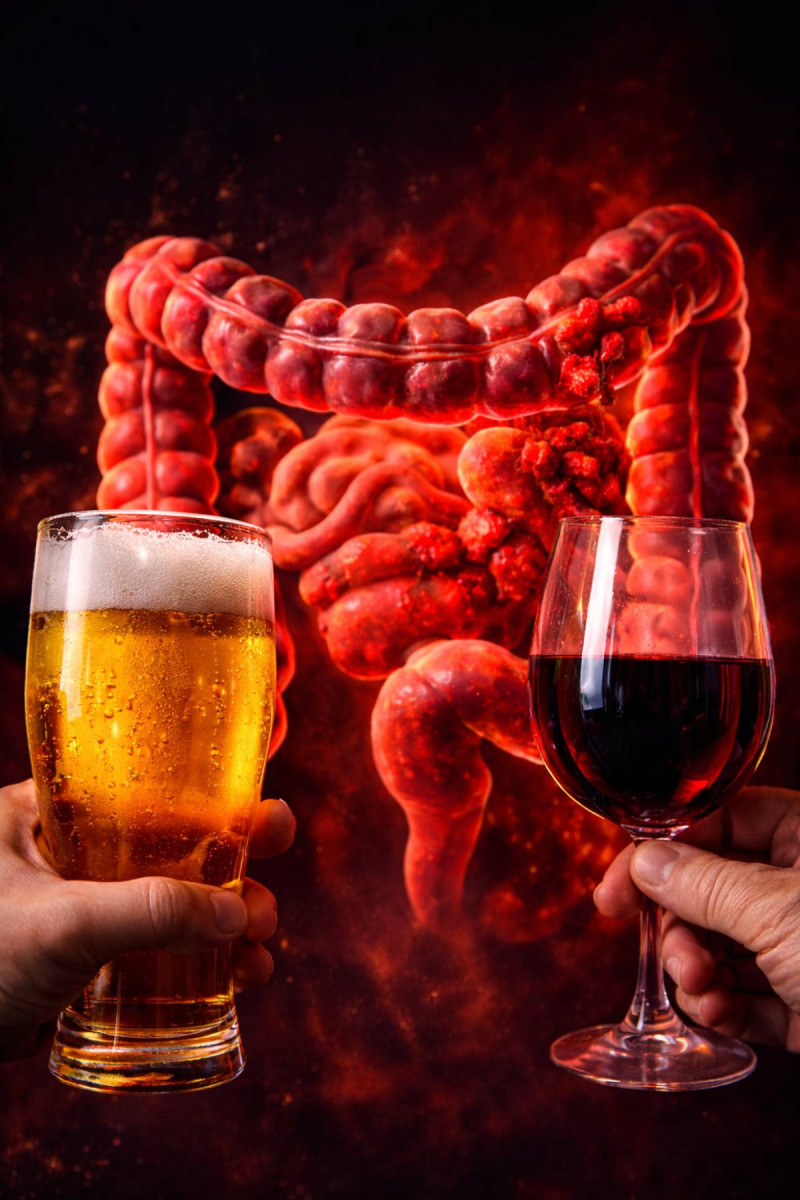 Drink je vaak? Je darmen betalen de prijs!