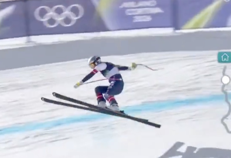 Lindsey Vonn wilde de geschiedenis herschrijven, maar het werd een loodzware afloop in een afdaling zonder pardon