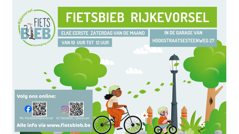 Fietsbieb Rijkevorsel opent met 80 kinderfietsen