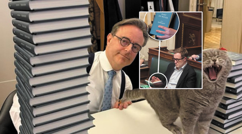 Zelfs Magnette leest De Wever: PS-voorzitter gespot met nieuw boek van De Wever