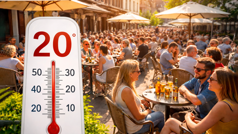 Februari doet een zomers kunstje: woensdag misschien zelfs 20 graden