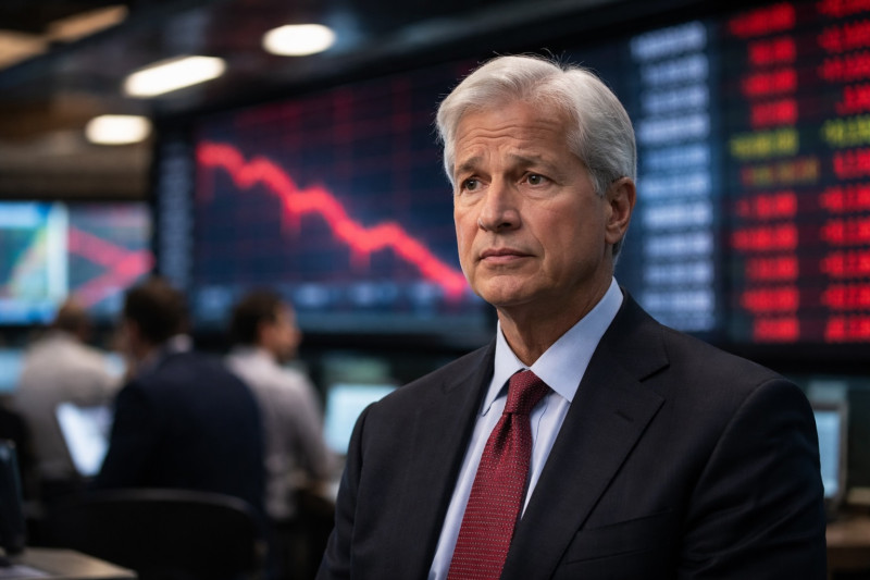 's werelds machtigste bankier, Jamie Dimon, trekt aan de alarmbel