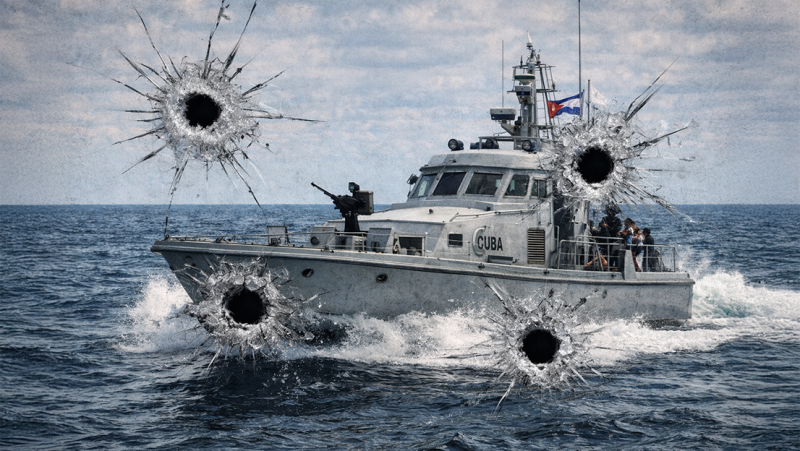 Cuba knalt vier mensen op een boot uit Flordia neer