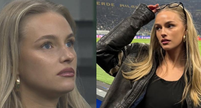 📸 Wie is de blonde schoonheid die de show stal tijdens Champions League wedstrijd?