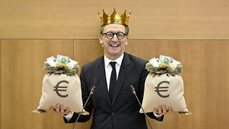 Brussel krijgt een nieuwe koning: ‘Koning Cumul Boris Dilliès (MR)’