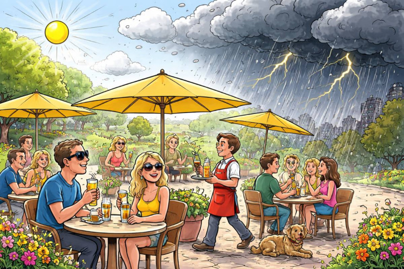 Zon, terrasjes en lenteweer: geniet nu, want maart kan elk moment omslaan in natte ellende