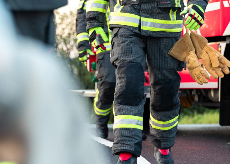 Communiefoto's bij brandweer en politie in Lebbeke