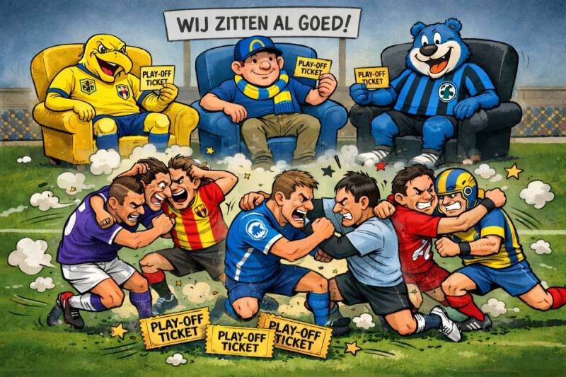 Strijd om de top zes bereikt kookpunt: wie grijpt de laatste tickets voor de Champions' Play-offs?