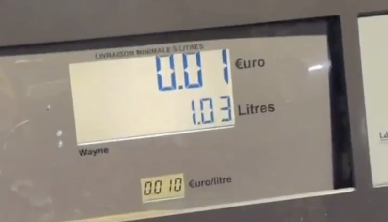 🎥  Tikfout leidt tot chaos bij tankstation: benzine tijdelijk voor 1 cent per liter