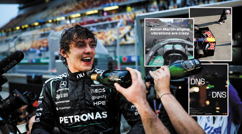 Van tranen van geluk voor Antonelli tot een barslecht weekend voor McLaren: dit was de Grand Prix in China