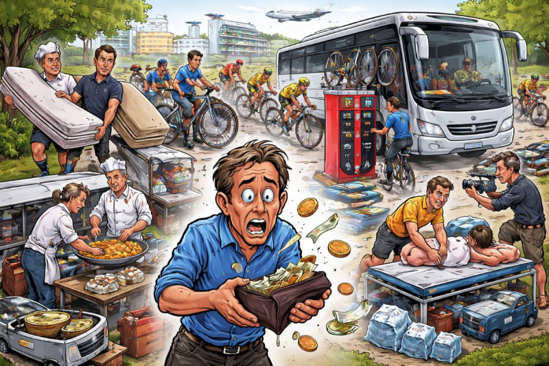 Financieel en logistiek een zware uitdaging: zoveel kost de Tour de France voor een wielerploeg