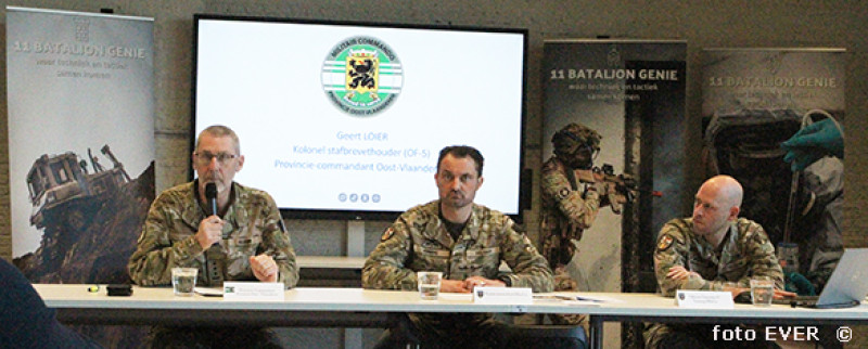 Combined Sapper - Vandaag 19 maart 2026 gaf Defensie in de vernieuwde Leopoldkazerne, een bastion van Defensie gelegen naast het Provinciehuis van Oost-Vlaanderen te Gent, tekst en uitleg ov